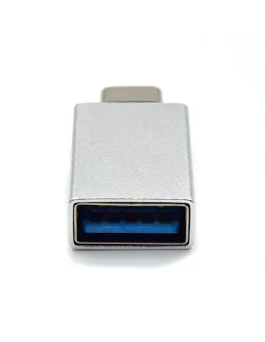 Ewent EW9643 cambiador de género para cable USB C USB A Plata