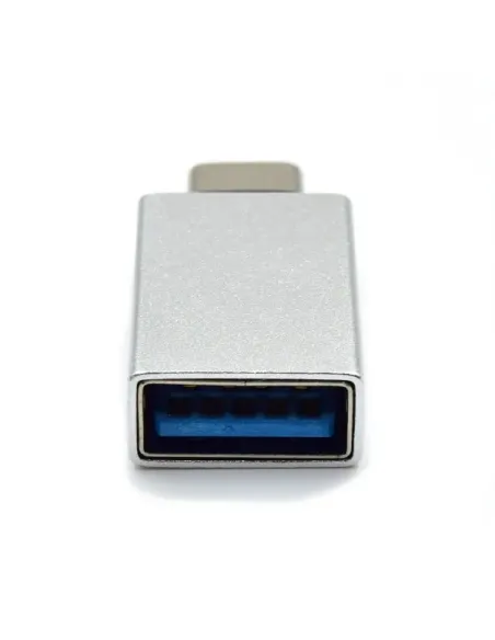Ewent EW9643 cambiador de género para cable USB C USB A Plata