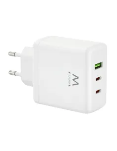 Ewent EW1333 cargador de dispositivo móvil Universal Blanco Corriente alterna Carga rápida Interior