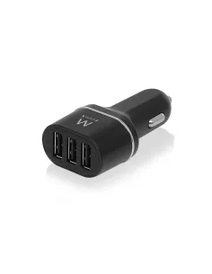 Ewent EW1202 cargador de dispositivo móvil Universal Negro Encendedor de cigarrillos Auto