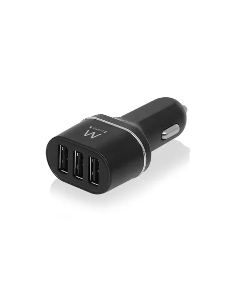 Ewent EW1202 cargador de dispositivo móvil Universal Negro Encendedor de cigarrillos Auto