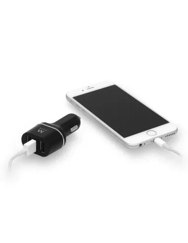 Ewent EW1202 cargador de dispositivo móvil Universal Negro Encendedor de cigarrillos Auto