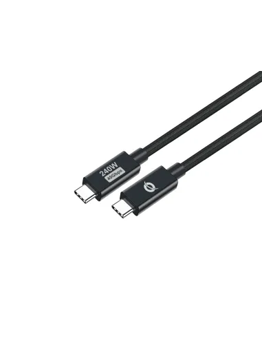 Conceptronic ETTA04B12 cable USB USB4 Gen 3x2 1,2 m USB C 40 Gbit s 240 W Negro