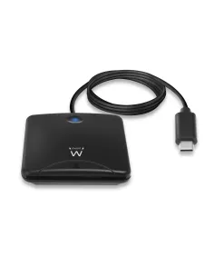 Ewent EW1055 lector de tarjeta inteligente Interior USB USB 3.2 Gen 1 (3.1 Gen 1) Negro 2