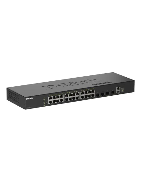 D-Link DGS-1530-28 E switch Gestionado L2 Gigabit Ethernet (10 100 1000) Negro