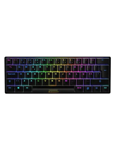 Teclado gaming sharkoon skiller sgk50 s4 kailh red negro portugues