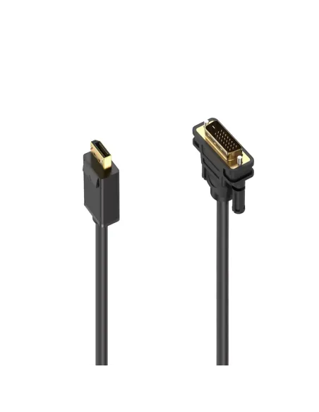 Ewent EC1442 adaptador de cable de vídeo 3 m DisplayPort DVI-D Negro