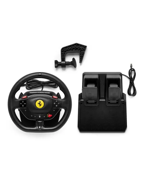 Thrustmaster T98-P Ferrari 296 GTB Negro USB Volante + Pedales Analógico Digital PC, PlayStation 4, PlayStation 5