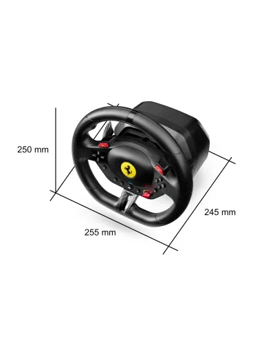 Thrustmaster T98-P Ferrari 296 GTB Negro USB Volante + Pedales Analógico Digital PC, PlayStation 4, PlayStation 5