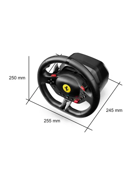 Thrustmaster T98-P Ferrari 296 GTB Negro USB Volante + Pedales Analógico Digital PC, PlayStation 4, PlayStation 5