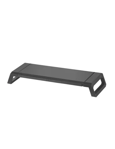 Mars Gaming MGS-PRO, Soporte Ergonómico para Monitor, Soporte Profesional para Smartphone y Tablet, Ajustable 3 Tamaños, Cajón