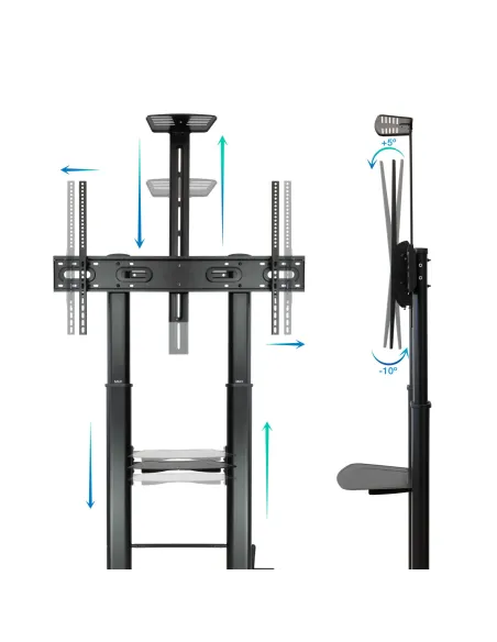 TooQ ZEUS 2,54 m (100") Negro