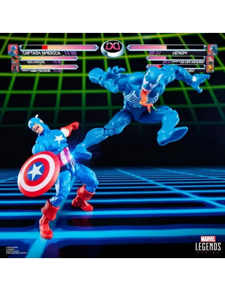 Marvel Legends Series Gamerverse Captain America vs Venom