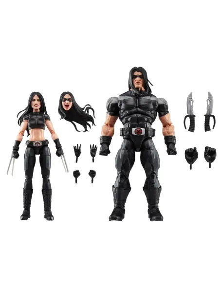 Marvel Legends Series X-Force X-23 et Warpath
