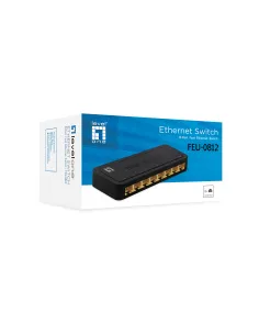 LevelOne FEU-0812 switch No administrado Fast Ethernet (10 100) Negro 2