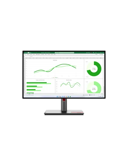 Lenovo ThinkVision P27q-30 pantalla para PC 68,6 cm (27") 2560 x 1440 Pixeles Quad HD LED Negro