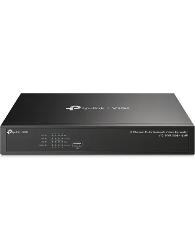 TP-Link VIGI NVR1008H-8MP Grabadore de vídeo en red (NVR) Negro