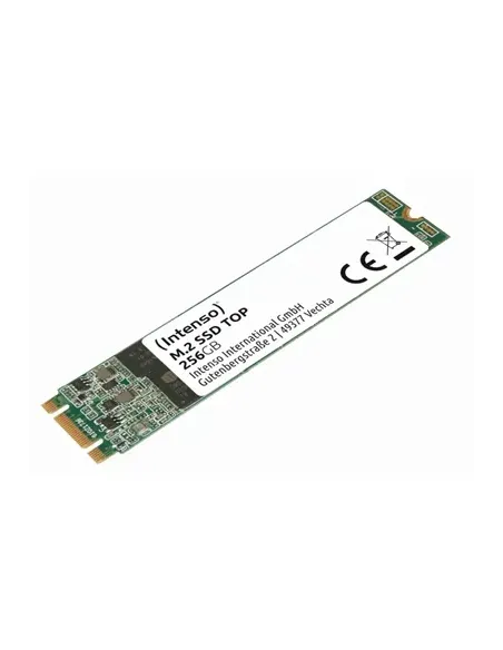 Disco duro interno solido ssd intenso top 256gb m.2 sata3