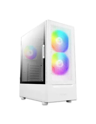 Caja ordenador gaming antec nx410 atx 2 x usb 2.0 1 x usb 3.0 sin fuente blanco rgb