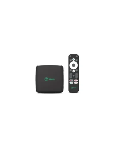 YOUIN RECEPTOR ANDROID TV 4K UHD CON ASISTENTE DE VOZ GOOGLE (EN1040K)