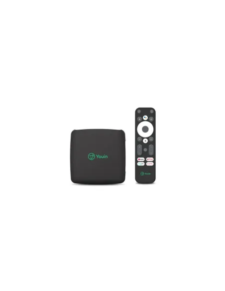 YOUIN RECEPTOR ANDROID TV 4K UHD CON ASISTENTE DE VOZ GOOGLE (EN1040K)