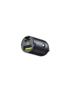 BASEUS TINY STAR MINI CAR CHARGER (U+C) 30W COSMIC BLACK
