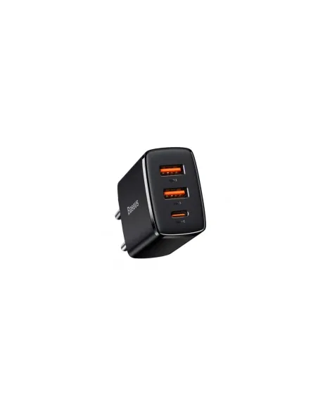 BASEUS COMPACT QUICK CHARGER 2U+C 30W EU BLACK