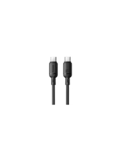 OS-BASEUS SILKY SERIES FAST CHARGING CABLE TYPE-C TO TYPE-C 100W 1M CLUSTER BLACK
