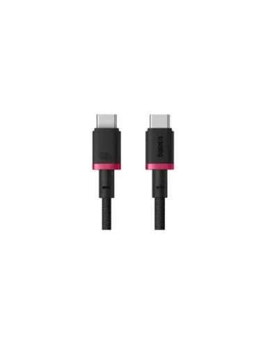 BASEUS DURA SERIES FAST CHARGING CABLE TYPE-C TO TYPE-C 100W 1M RED+BLACK