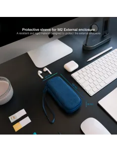 TooQ Estuche Protector para Caja Externa M2, Azul Pacífico 2