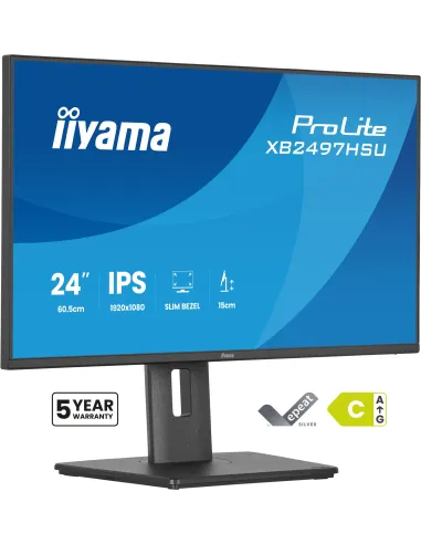 iiyama ProLite XB2497HSU-B1 pantalla para PC 60,5 cm (23.8") 1920 x 1080 Pixeles Full HD LED Negro
