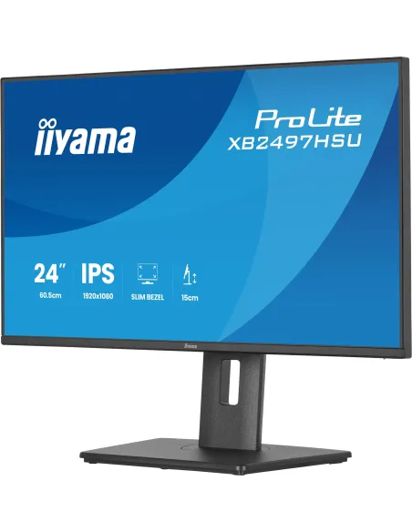 iiyama ProLite XB2497HSU-B1 pantalla para PC 60,5 cm (23.8") 1920 x 1080 Pixeles Full HD LED Negro