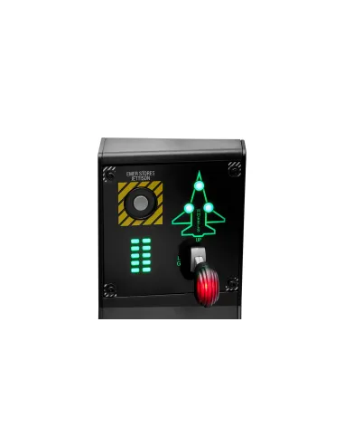 Thrustmaster Viper Panel Negro USB Simulador de Vuelo Analógico Digital PC