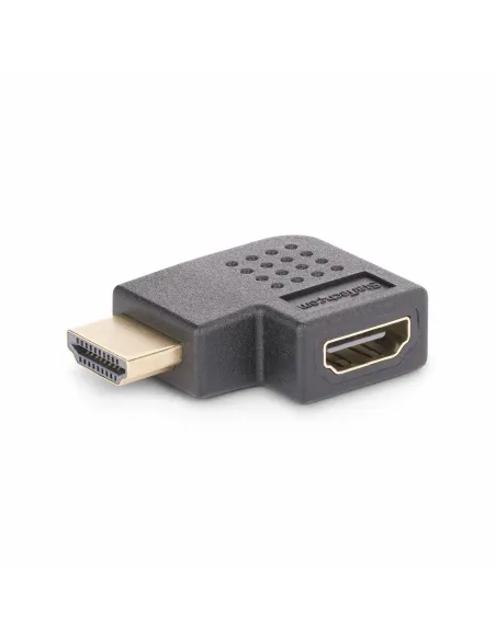 StarTech.com Adaptador HDMI 2.0 Acodado a la Derecha - Macho a Hembra - Adaptador HDMI en Ángulo Recto - Ahorrador de Puertos