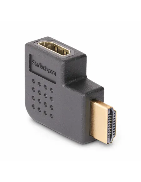 StarTech.com Adaptador HDMI 2.0 Acodado a la Derecha - Macho a Hembra - Adaptador HDMI en Ángulo Recto - Ahorrador de Puertos