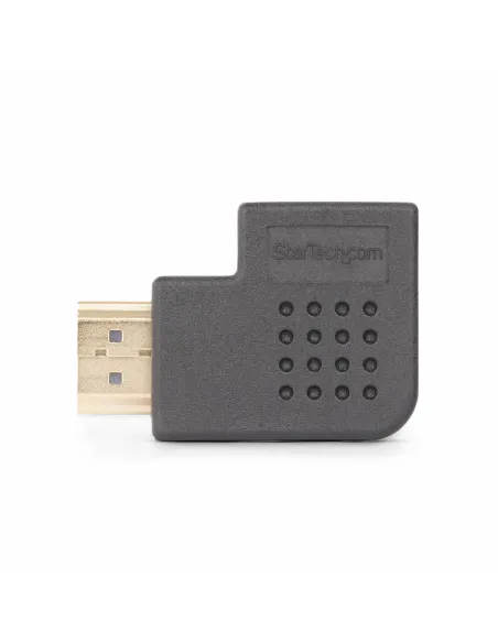 StarTech.com Adaptador HDMI 2.0 Acodado a la Derecha - Macho a Hembra - Adaptador HDMI en Ángulo Recto - Ahorrador de Puertos