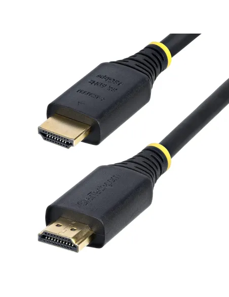 StarTech.com Cable HDMI de 1m Certificado de Ultra Alta Velocidad - 8K60Hz 4K120Hz - Cable HDMI 2.1 con HDR10+   eARC - 48Gbps