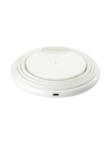 Conceptronic GORGON02W cargador de dispositivo móvil Universal Blanco USB Cargador inalámbrico Carga rápida Interior