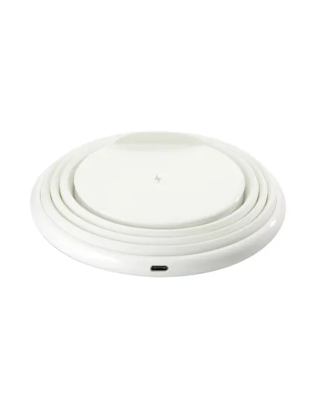 Conceptronic GORGON02W cargador de dispositivo móvil Universal Blanco USB Cargador inalámbrico Carga rápida Interior