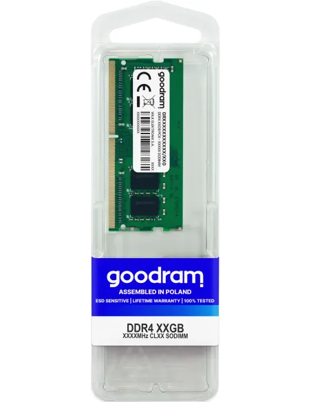Goodram GR3200S464L22 32G módulo de memoria 32 GB 1 x 32 GB DDR4 288-pin DIMM