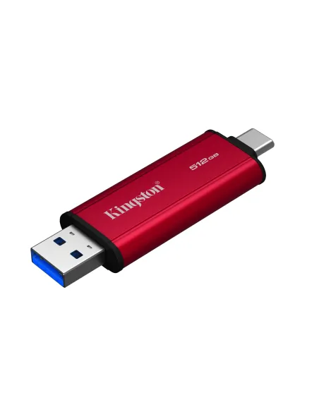 Kingston Technology 512GB Dual USB-A C Portable SSD, Up to 1050MB s USB 3.2 Gen 2