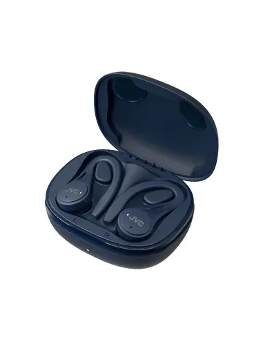JVC HA-EC25T Auriculares True Wireless Stereo (TWS) gancho de oreja Deportes Bluetooth Azul