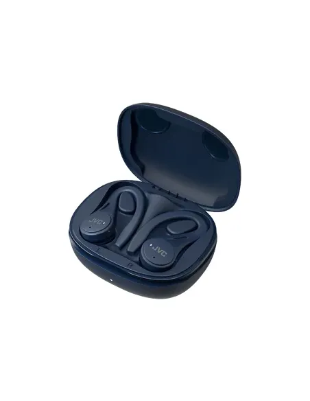 JVC HA-EC25T Auriculares True Wireless Stereo (TWS) gancho de oreja Deportes Bluetooth Azul