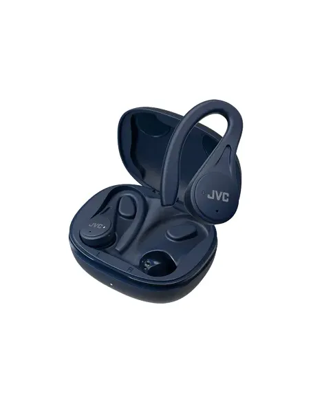 JVC HA-EC25T Auriculares True Wireless Stereo (TWS) gancho de oreja Deportes Bluetooth Azul