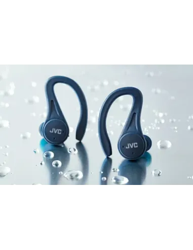JVC HA-EC25T Auriculares True Wireless Stereo (TWS) gancho de oreja Deportes Bluetooth Azul