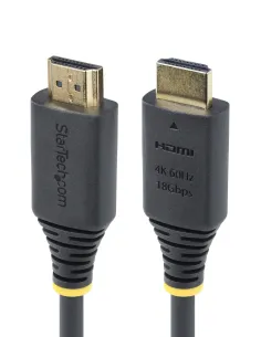 StarTech.com Cable HDMI Certificado Premium de Alta Velocidad de 2,4m - 4K 60Hz 1440p 144Hz - HDR10 HDCP 2.2 ARC - 18Gbps -