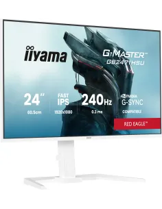 iiyama G-MASTER GB2471HSU-W1 pantalla para PC 60,5 cm (23.8") 1920 x 1080 Pixeles Full HD LED Blanco