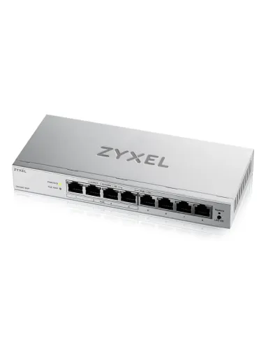 Zyxel GS1200-8HPV3 Gestionado L2 Gigabit Ethernet (10 100 1000) Energía sobre Ethernet (PoE) Escritorio Gris
