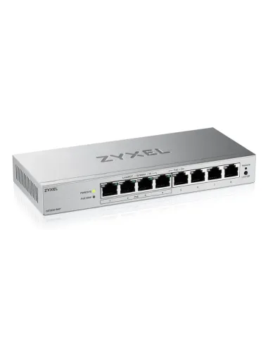 Zyxel GS1200-8HPV3 Gestionado L2 Gigabit Ethernet (10 100 1000) Energía sobre Ethernet (PoE) Escritorio Gris