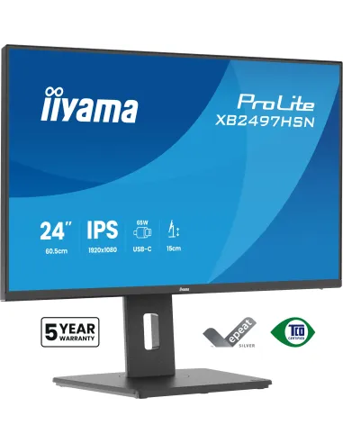 iiyama ProLite XB2497HSN-B1 pantalla para PC 60,5 cm (23.8") 1920 x 1080 Pixeles Full HD LED Negro